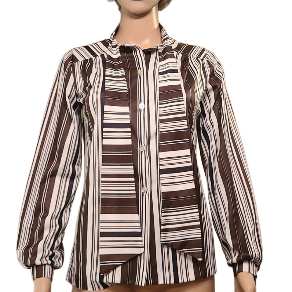 Vintage Stripped Blouse